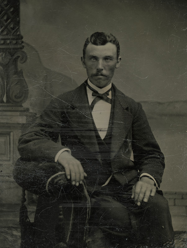 Tin Type With Chair - frame 1